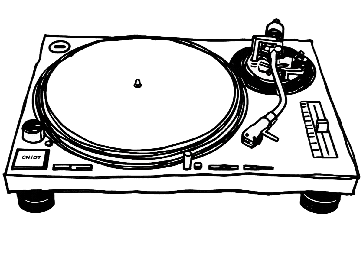 Turntable illustration